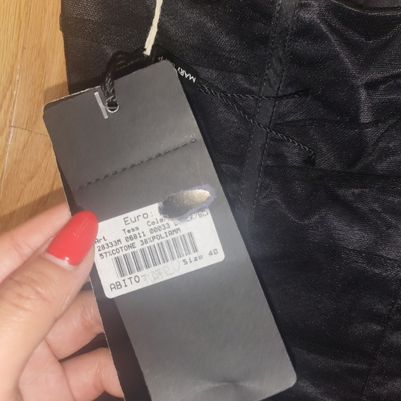 4. NWT MARY DEPP MADE IN ITALY CORSET STYLE TULLE OVERLAY DRESS SIZE IT 40 / S - Picture 7 of 8